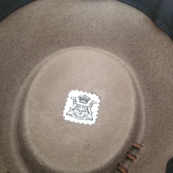 NWT Revival Wear Light Olive Brown Fedora main image 4